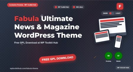 Fabula news & magazine wordpress theme Free Download