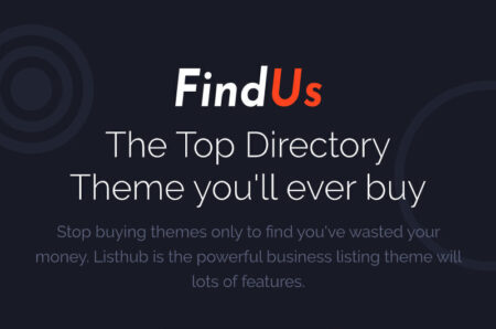 Findus Directory Listing WordPress Theme GPL Free Download