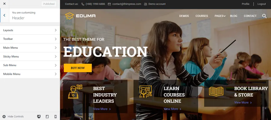eduma-header-customizing