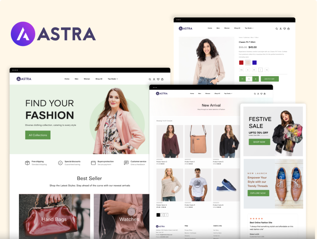 Download Free Astra Pro - The Best Lightweight WordPress Theme